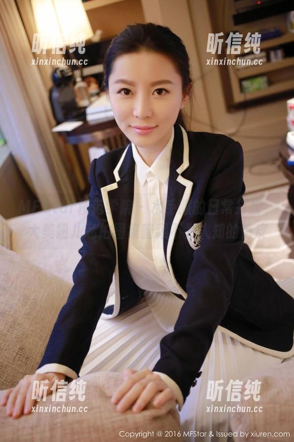 MFStar模范学院 - 水手服的日常打扮，大美妞儿私拍图集暗藏不为人知的俏皮