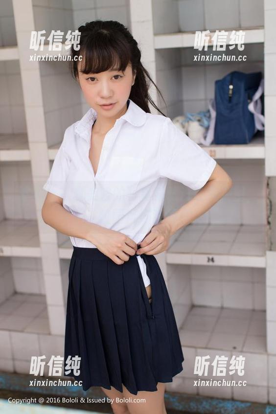 波萝社-夏美酱 波萝社 - 夏美酱的写真果然没让我失望,校园风好独特