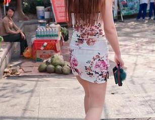 魔镜街拍 – 艾小青街拍合集，万有引力的身影就在这条街上游走。