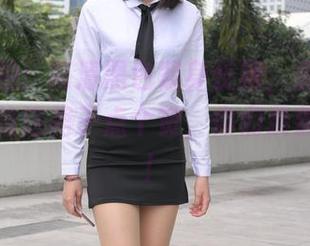 魔镜街拍：高清黑色紧身长裙，资源太好真心想给这裙子点个赞，你们羡慕我也孬！
